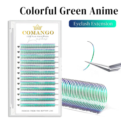 Aurora Spikes Glitter Anime Lash Extensions