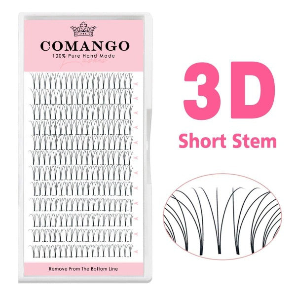 3D Short Stem Premade Volume Fans | CoMango® - CoMango