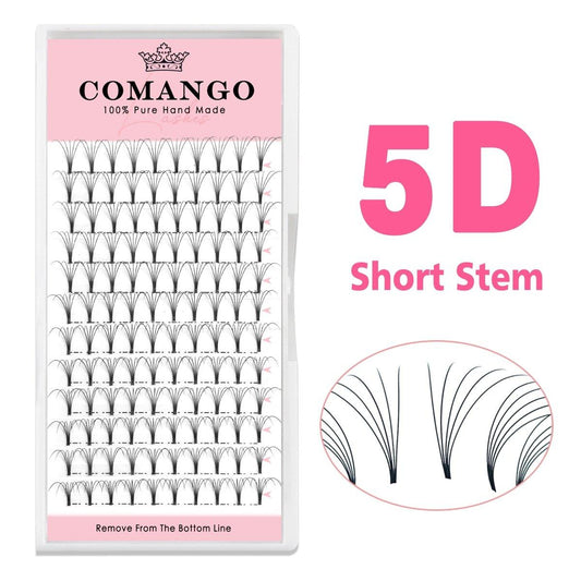5D Short Stem Premade Volume Fans | CoMango® - CoMango